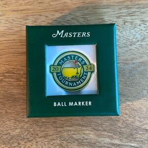 Official US Masters ball marker from Augusta 2024 tournament. 1 ball marker